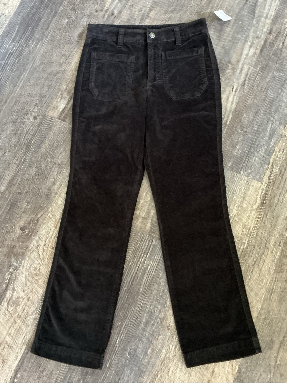 NWT Free People High Time Kick Flare Velvet Jeans